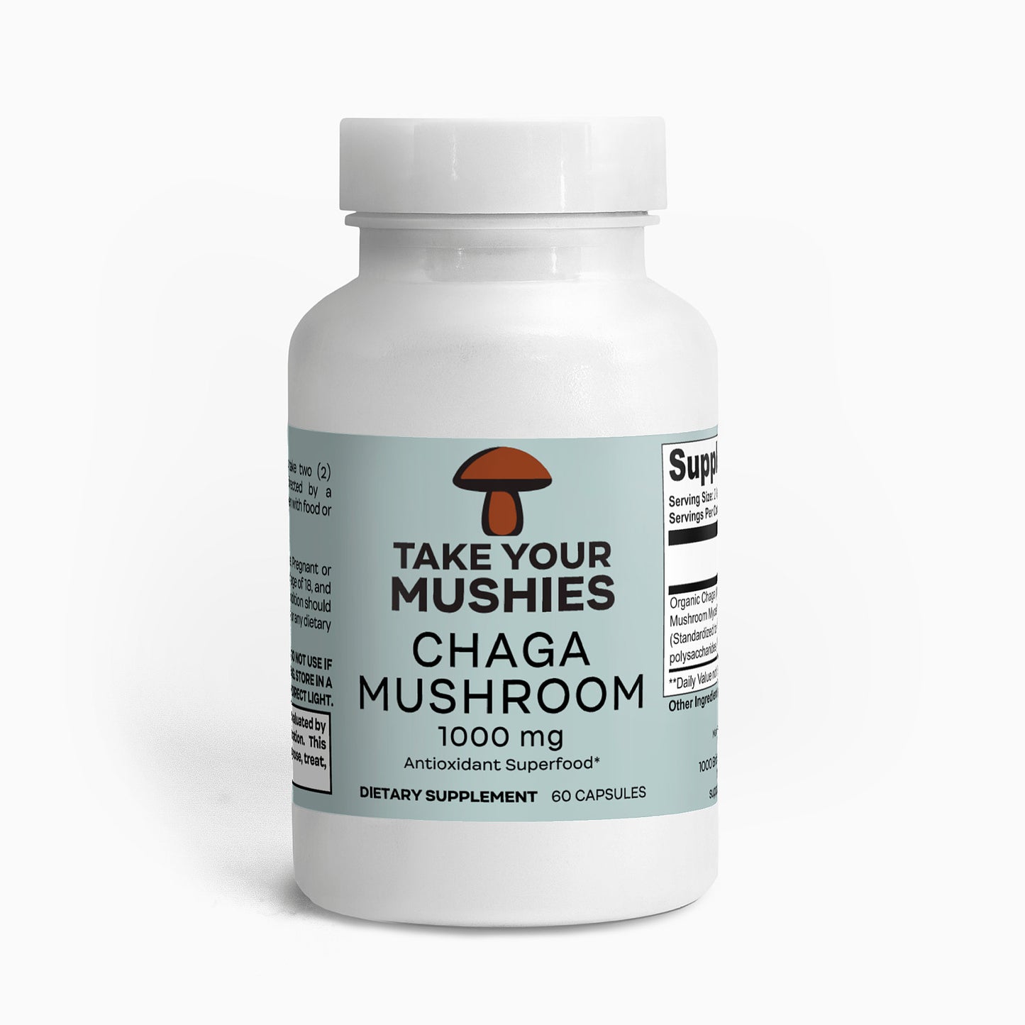 Chaga Mushrooom - 1000mg Daily Capsules