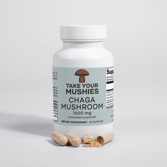 Chaga Mushrooom - 1000mg Daily Capsules